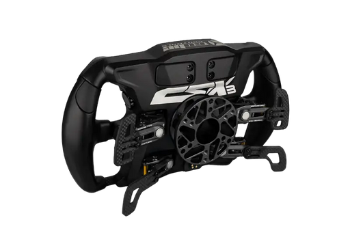 CUBE CONTROLS CSX3 Wheel ADD-ON - Black Clutch and shifter view