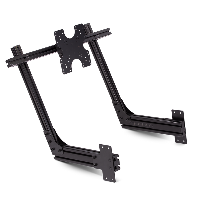 NEXT LEVEL RACING - ELITE DIRECT MONITOR MOUNT – BLACK EDITION - front view