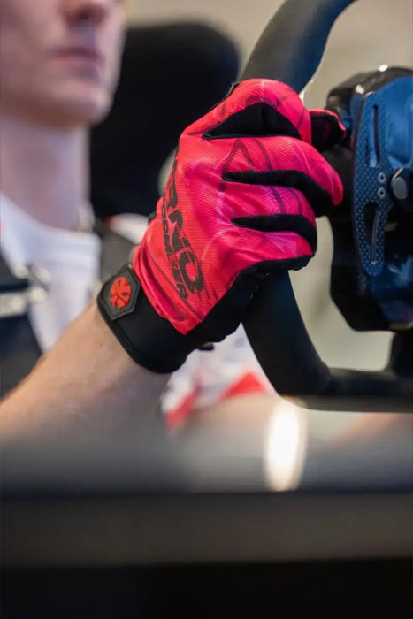 Jarno Opmeer Sim Racing Gloves APEX Red Sim Racing Gloves