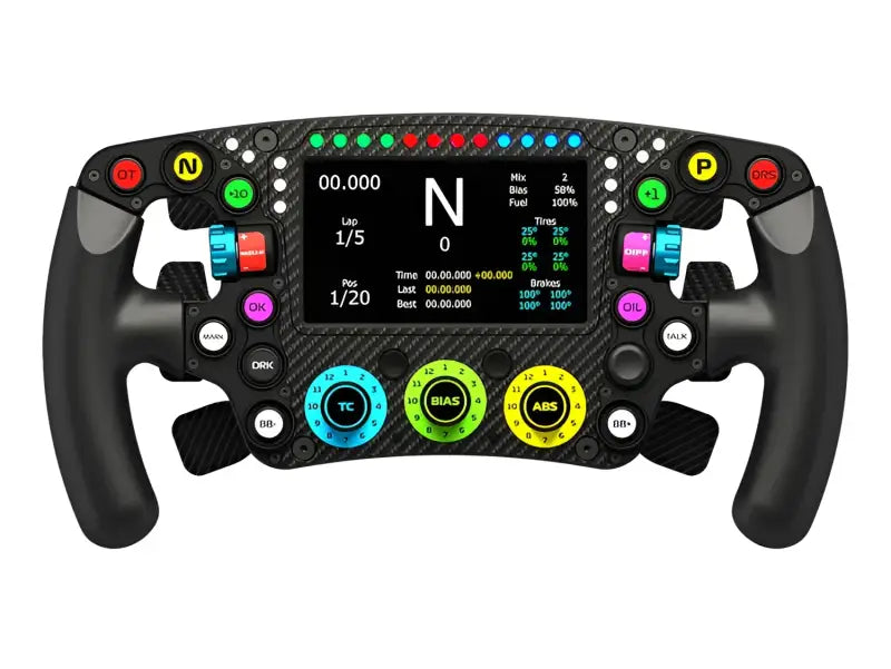 Leoxz - XF1 - SPORT Formula Wheel + LCD Screen - USB - Shifter & Clutch & Option / Without Quick release - Steering