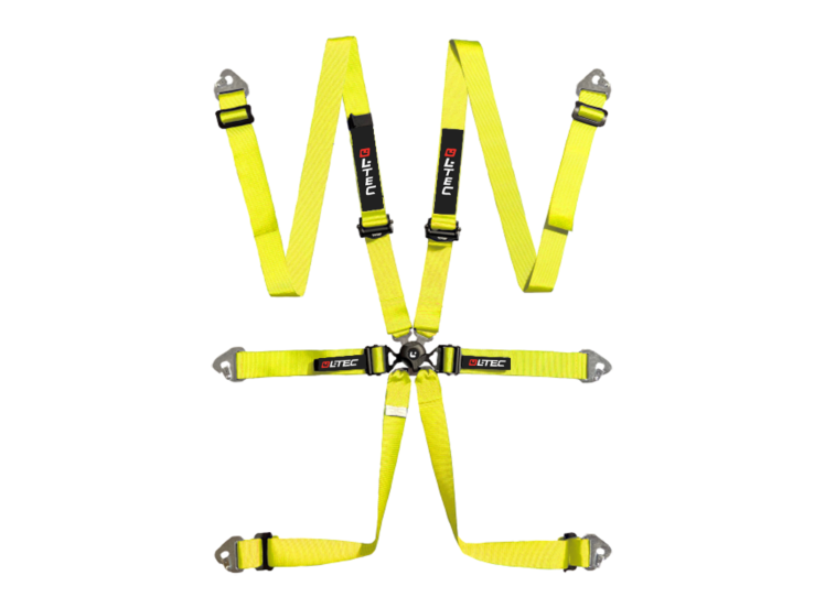 LTEC Endurance Aluminium 6-Point Racing Harness – Yellow – photo 10