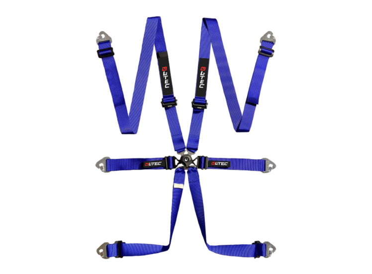 LTEC Endurance Aluminium 6-Point Racing Harness – Blue – photo 9