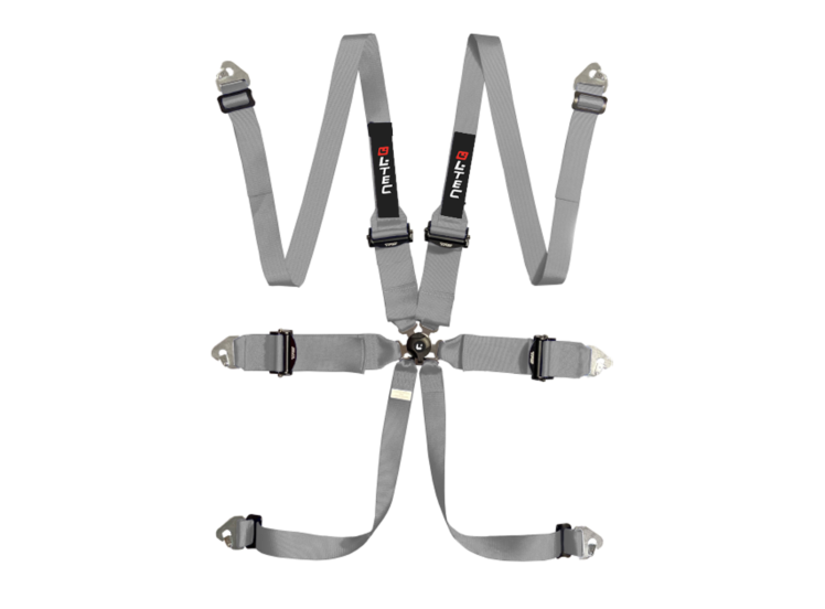 LTEC Magnum HANS Ultralite 6-Point Racing Harness – Grey – photo 8