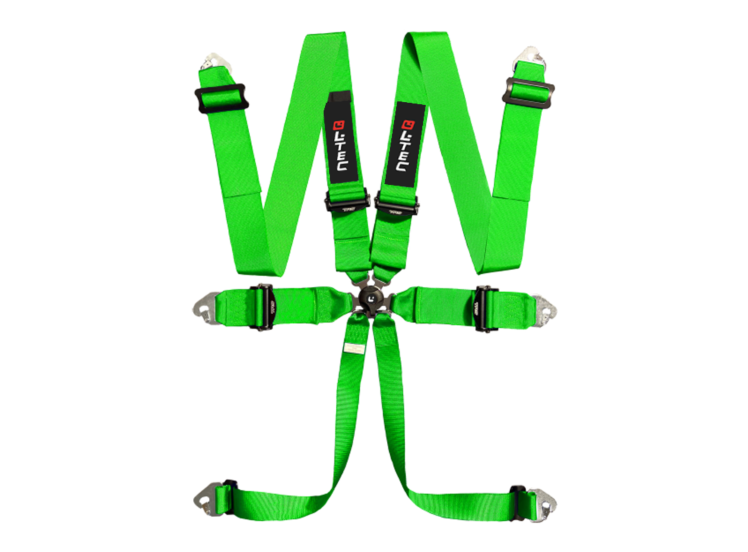 LTEC Magnum Ultralite 6-Point Racing Harness – Green – photo 12