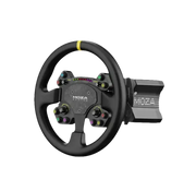Moza Racing R12 Direct Drive Wheel Base V2 + RS V2 Steering Wheel Leather – Bundle Wheel base + wheel