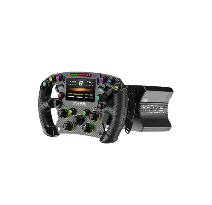 MOZA Racing R12 Direct Drive Wheelbase - V2 + FSR2 Steering Wheel – Bundle - Wheel base + wheel