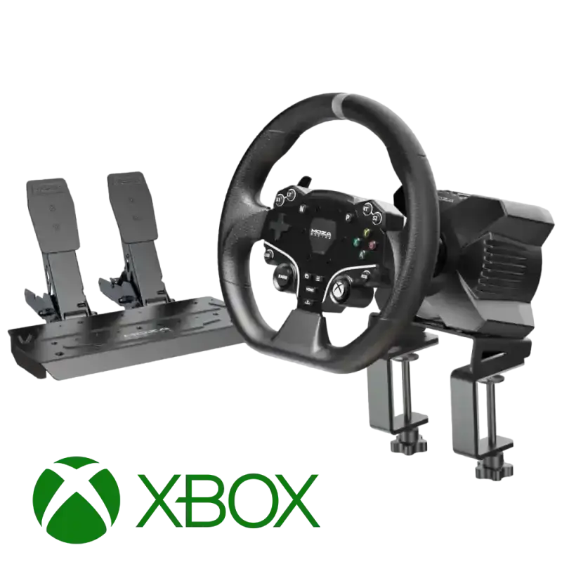 Moza Racing R3 Direct Drive Bundle for Xbox/Pc (Ex Return) - Wheel base + Wheel + Pedal Bundle