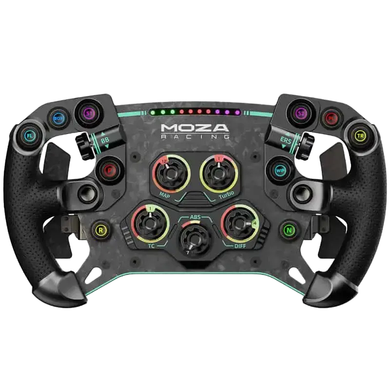 Moza Racing R9 Direct Drive Wheel Base – V2 + GS V2P GT Steering Wheel – Bundle - Wheel base + wheel
