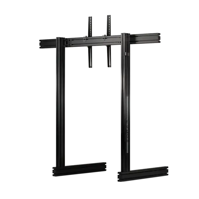 NEXT LEVEL RACING ELITE FREESTANDING SINGLE MONITOR STAND - BLACK - Back