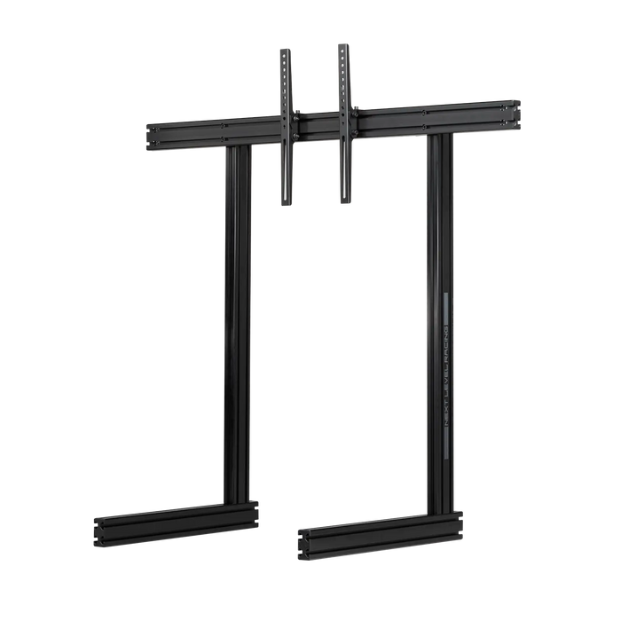 NEXT LEVEL RACING ELITE FREESTANDING SINGLE MONITOR STAND - BLACK - Front