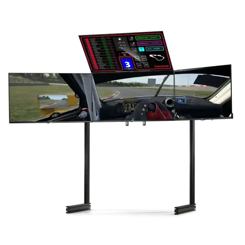 Next Level Racing Elite Quad Monitor Stand - Black Edition - Monitor Stand