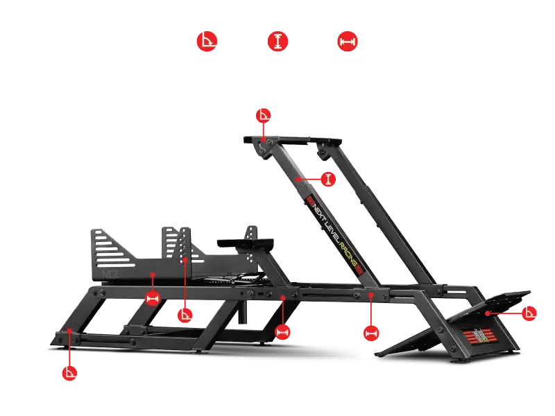 Next Level Racing F-GT Formula and GT Simulator Frame Only - gt mode