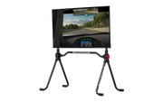 Next Level Racing - Lite Free Standing Monitor Stand - side + tv