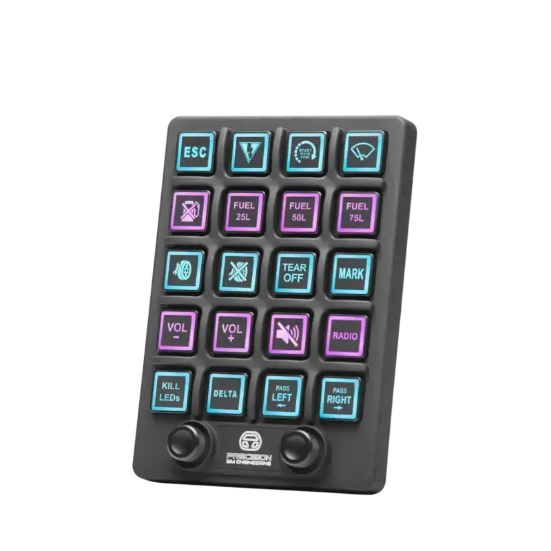 Precision Sim Engineering - Pro Switch Panel + Ram Mount - Button Box