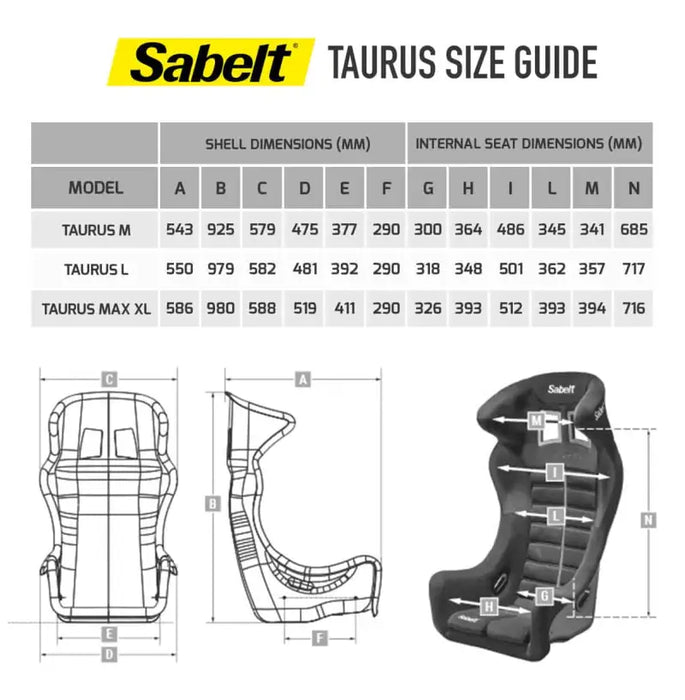 sabelttaurus-sizeguide