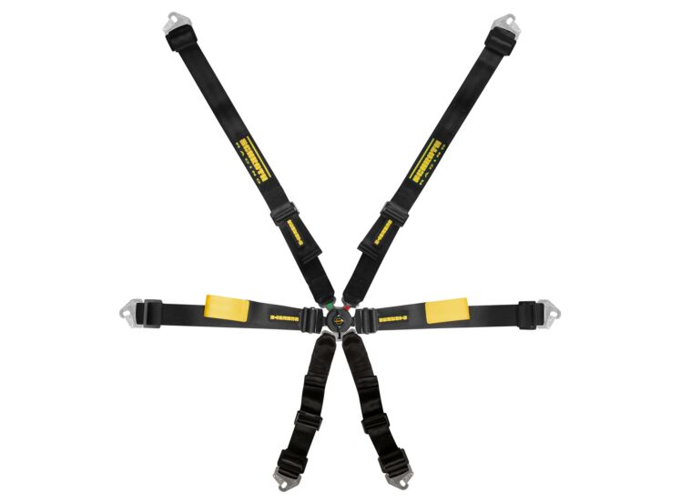 Schroth Enduro 2x2 6-Point Racing Harness – Black – photo 3
