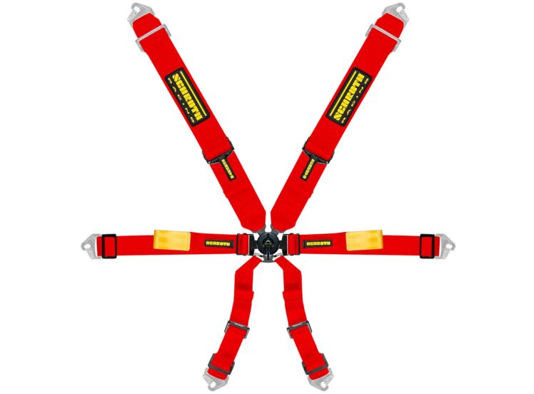 Schroth Enduro 3x2 6-Point Racing Harness – Red – photo 4