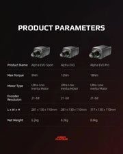Simagic Alpha EVO 12nm - Direct Drive Wheel Base - Direct Drive Wheel Base