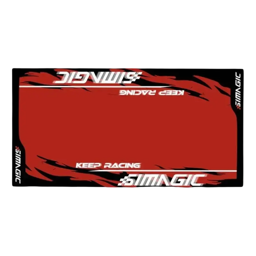 Simagic Floor Mat – Black / Red Floor mat