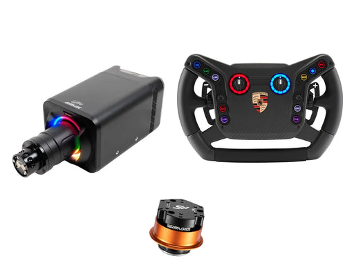 Simagic Alpha EVO 12 Nm + VPG Steering Wheel + QR-A Bundle — VPG Sim Porsche Cup 992.2 Sim Wheel