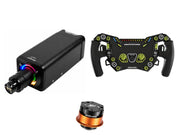 Simagic Alpha EVO Ultra 28 Nm + SOELPEC Steering Wheel + QR-A Bundle — SOELPEC Spectra LT – Formula-Style RGB Sim Racing Wheel — NEON