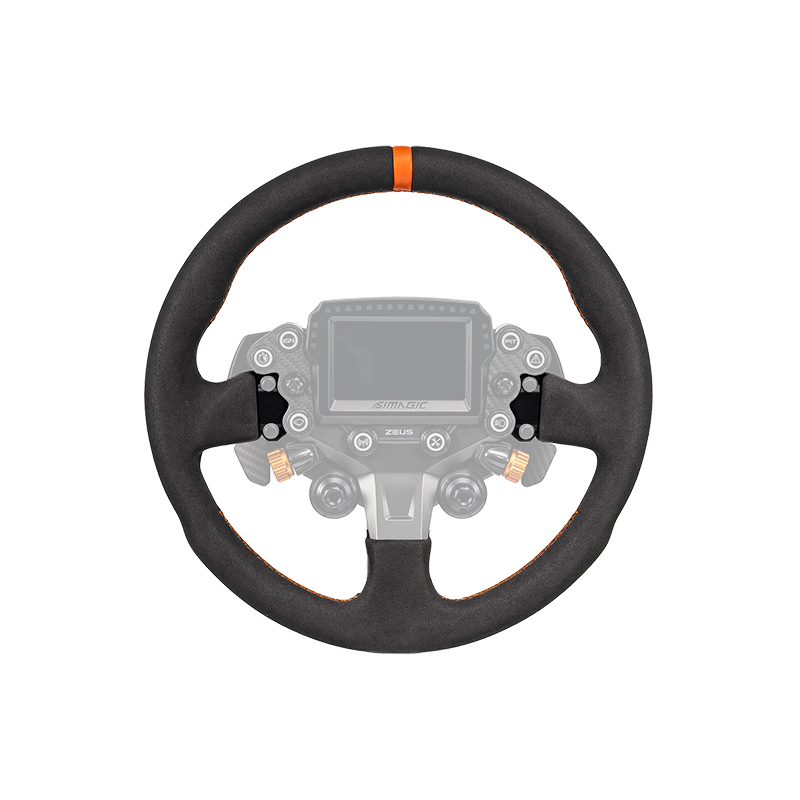 Simagic ZS-330RR Suede replacement steering wheel rim, without hub