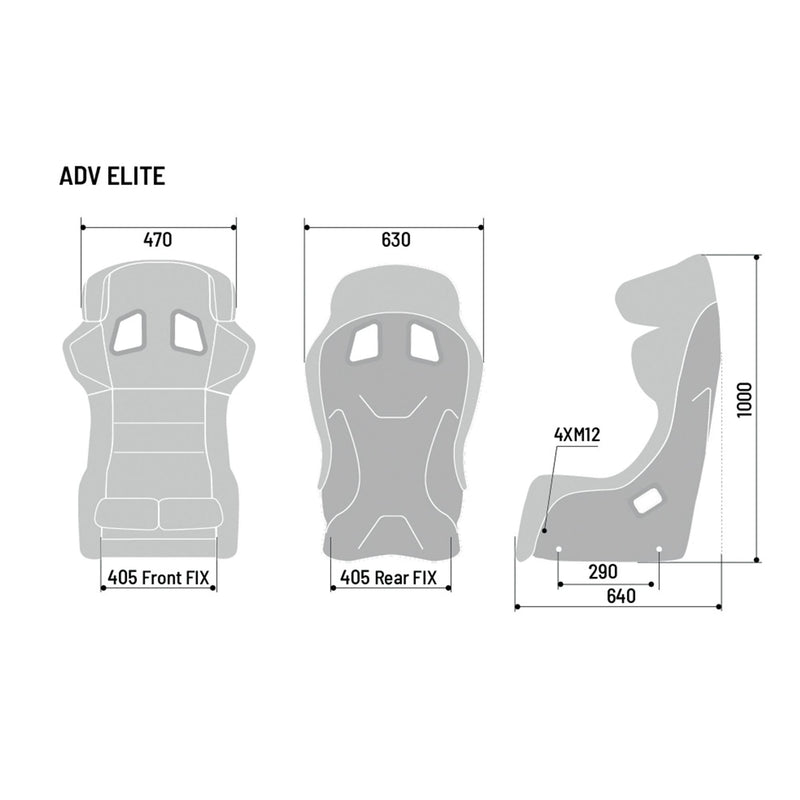 Sparco ADV Elite FIA 8862-2009 Carbon Racing Seat – official product view 3
