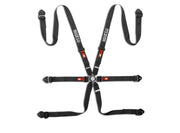 Sparco Competition H-2 Steel Pull-Down 6-Point Racing Harness – Black – photo 2