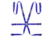 Sparco Competition H-2 Steel Pull-Up 6-Point Racing Harness – Blue – photo 3