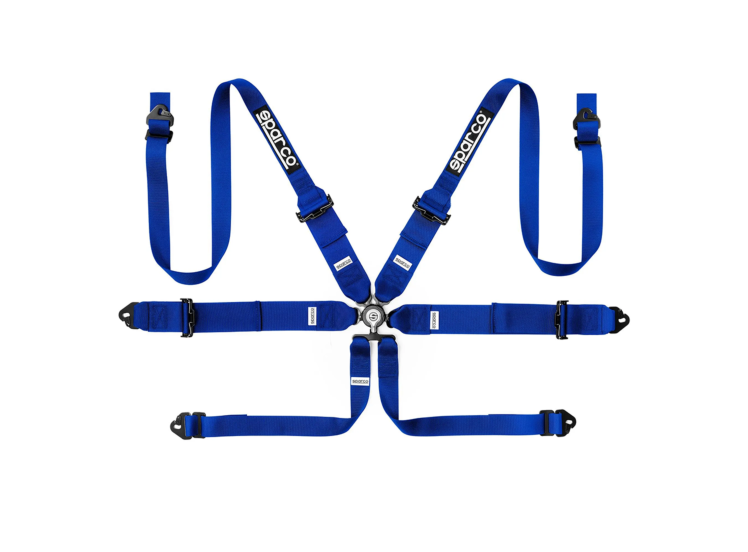 Sparco Competition H-3+2 6-Point FHR Racing Harness – photo 1