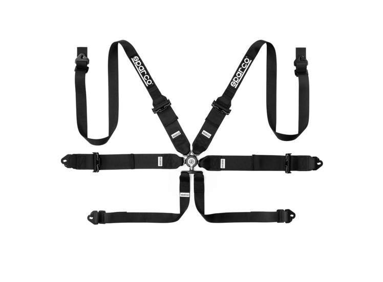 Sparco Competition H-3+2 6-Point FHR Racing Harness – photo 2