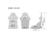 SPARCO EVO CARBON SEAT - size schema