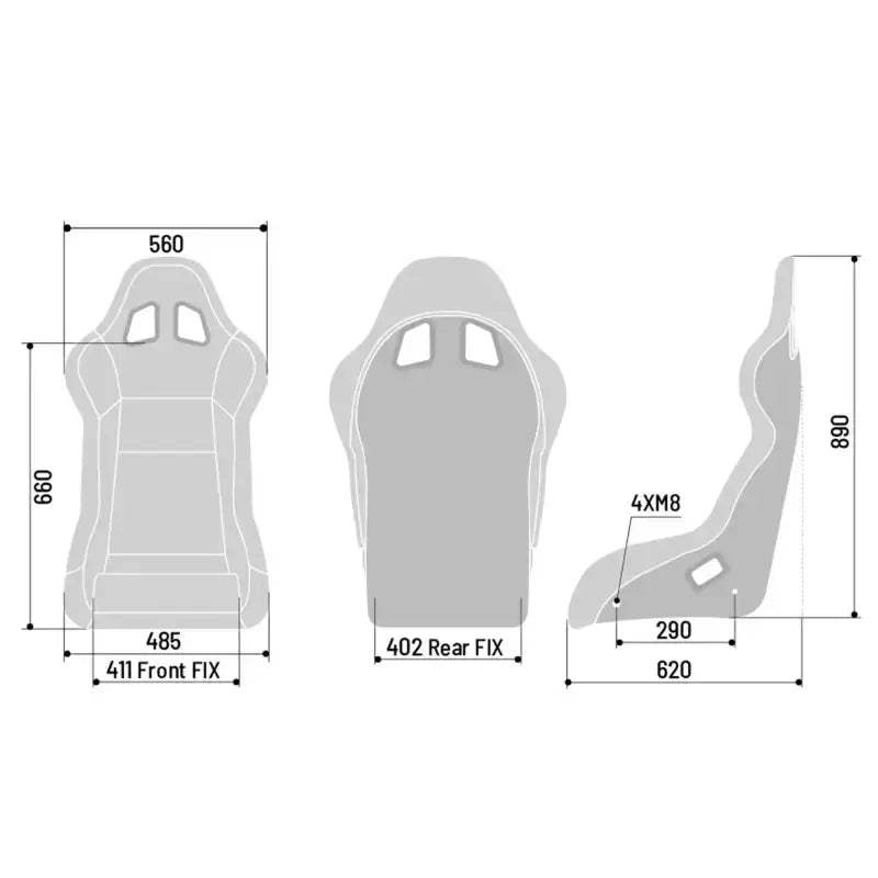 SPARCO EVO QRT FIA SEAT - Black - Bucket seat