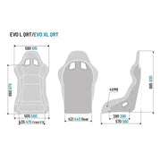 SPARCO EVO QRT FIA SEAT - Black - Bucket seat