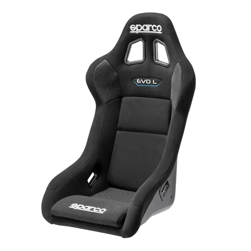 SPARCO EVO QRT FIA SEAT - Black - Large - Bucket seat