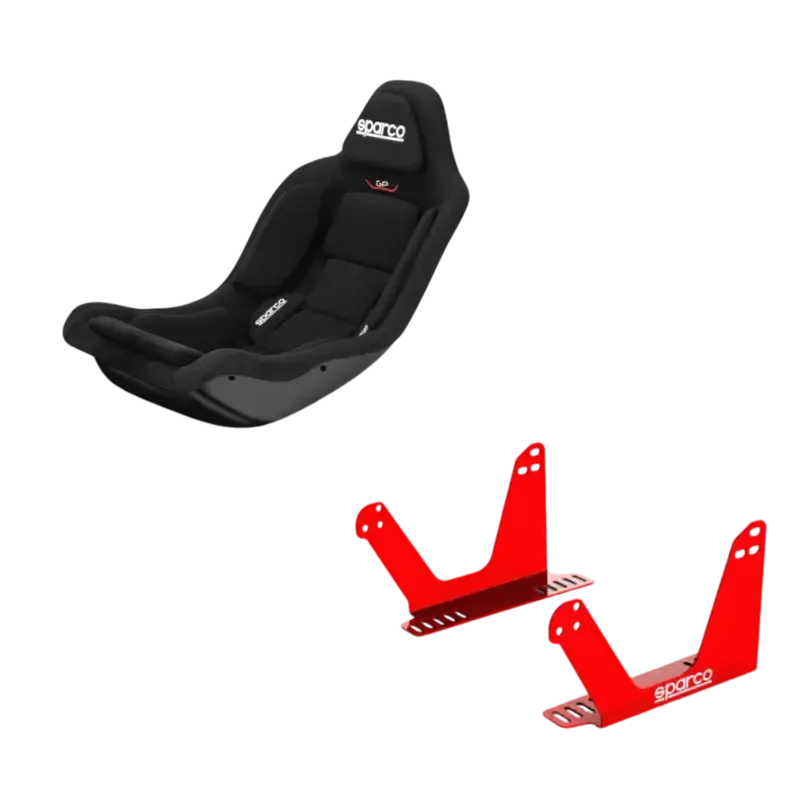 SPARCO GP GAMING Race Chair - Seat Bracket / Black - Bucket seat