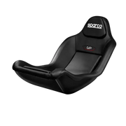 SPARCO GP GAMING Race Chair - With-out Seat brackets / Black Leather - Bucket seat