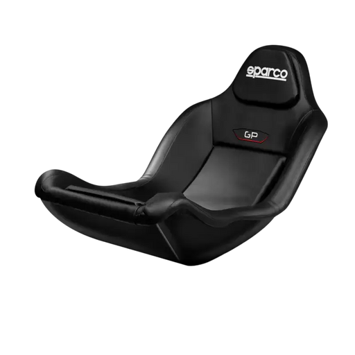 SPARCO GP GAMING Race Chair - With-out Seat brackets / Black Leather - Bucket seat