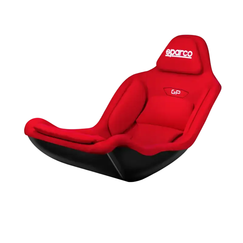 SPARCO GP GAMING Race Chair - With-out Seat brackets / Red - Bucket seat