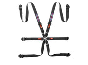 Sparco Martini Racing Competition H-2 Steel Pull-Down 6-Point Harness – Black – photo 2