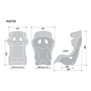 SPARCO MASTER FIBREGLASS SEAT - Bucket seat