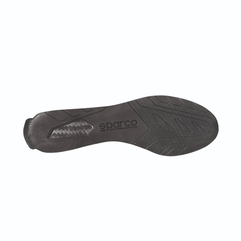 Sparco Prime Extreme – Black and white racing boot, sole detail