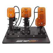 SRP GT-R 3P Black Edition pneumatic sim racing pedals – product view 3