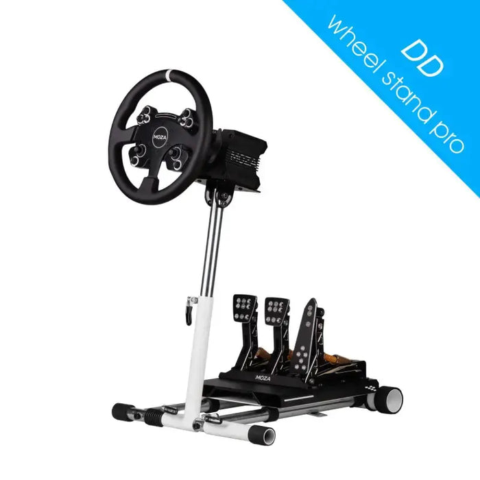 Wheel Stand Pro DD for Logitech, Fanatec, Moza Racing R5, R9, R12 - Moza R9 + CRP pedals